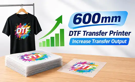 How Does a 600mm DTF Transfer Printer Increase Transfer Output?